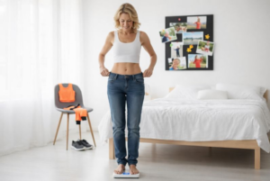 Hormonbauch-los_Frau-schlank