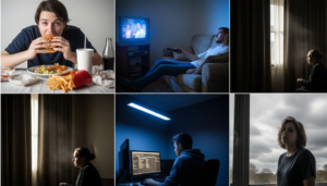 Muedigkeit-Schlaf_verschiedene-Szenen