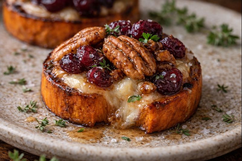 Süsskartoffel Taler aufgeschnitten