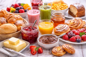 Heisshunger stoppen süsses Frühstück