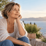 Körper ab 40: 8 Dinge, die ich gerne früher gewusst hätte Frau in der Lebensmitte als Symbol für Gesundheit und Veränderungen des Körpers ab 40